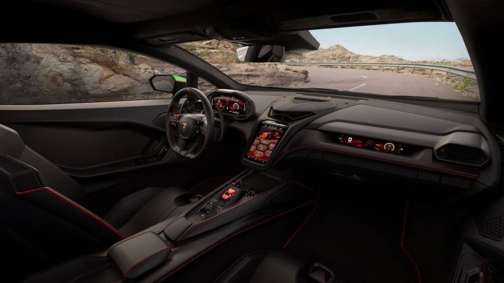 L'interieur de la Lamborghini Temerario