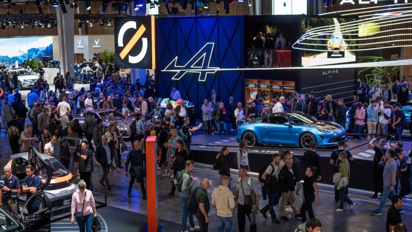 Stand Alpine du Mondial de l'Auto 2023